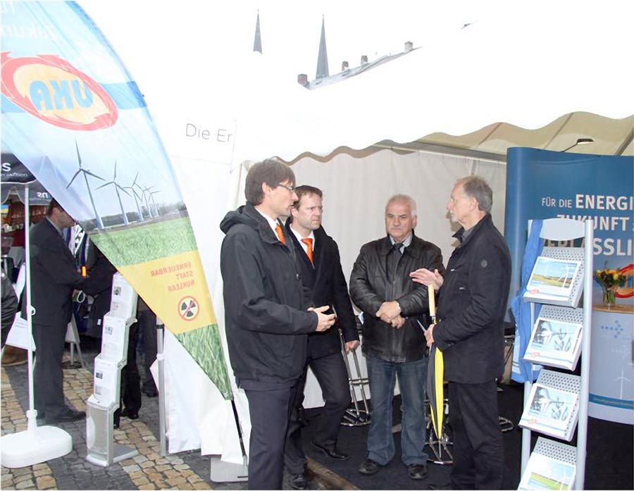 Landrat Dr Lenk informiert sich bei UKA zur Windkraft